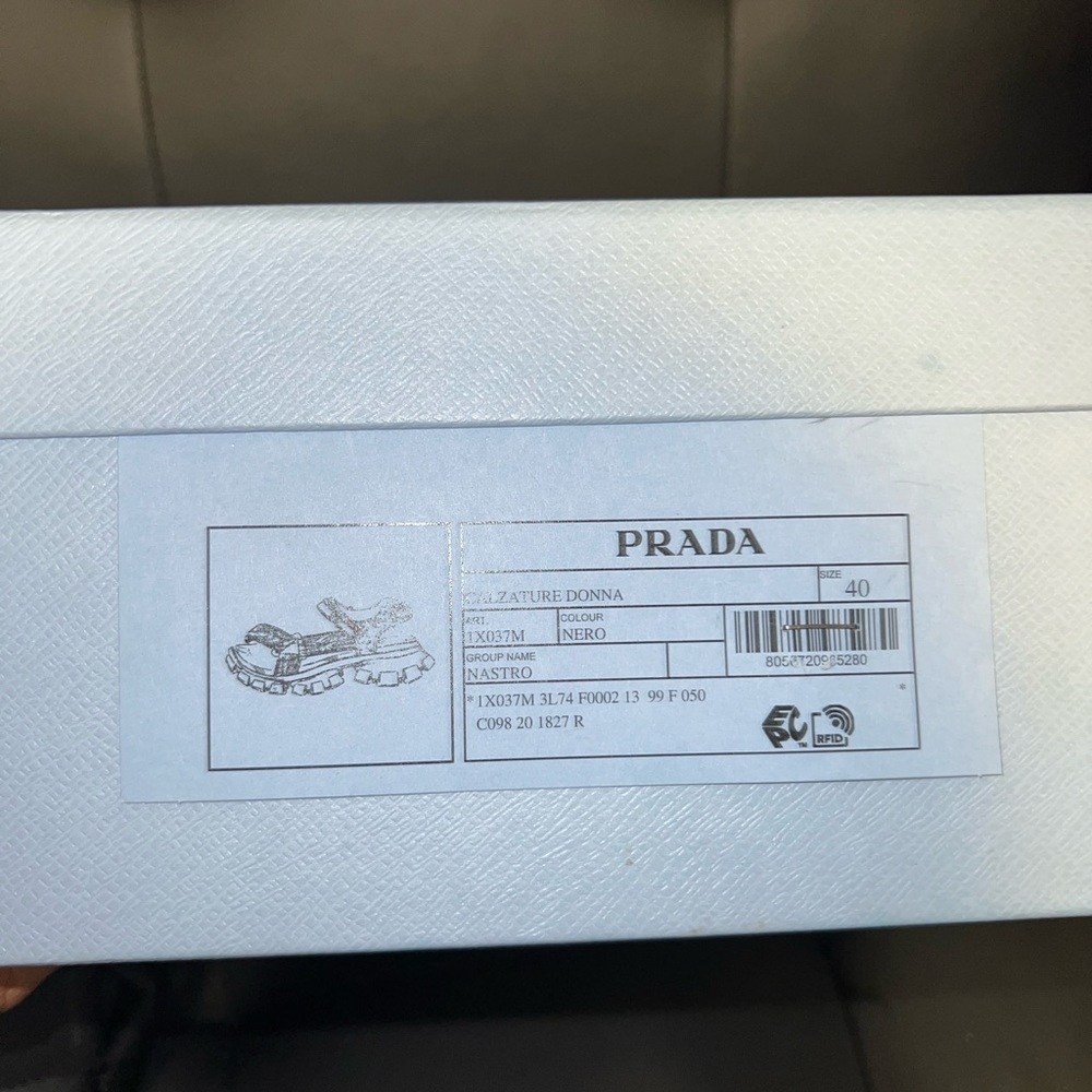 Prada “Sporty woven nylon tape sandals” Calzature Donna Nastro - Picture 4 of 5